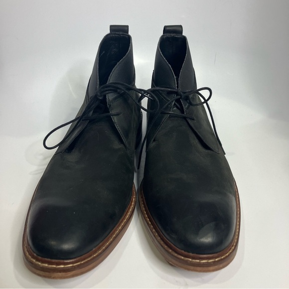 Cole Haan Colton black leather‎ chukka boots men’s size 13 business dress shoes